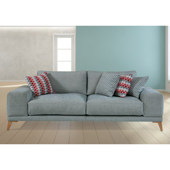 Sofá de 3 plazas en color azul claro