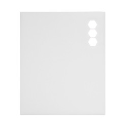 Cabecero tapizado con iluminación. Tejido Nilo en color Blanco. Serie A